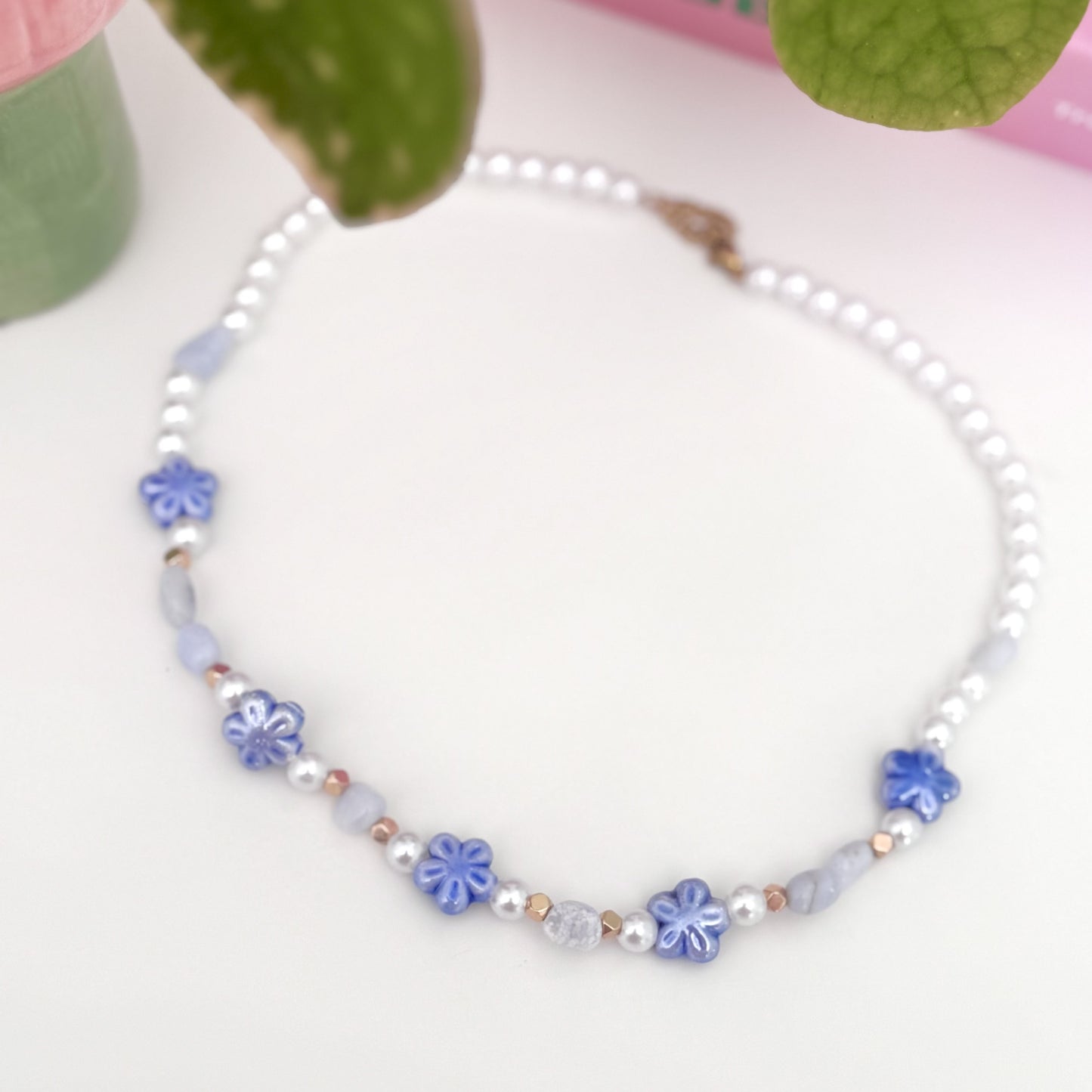 Collier BLUE BLOSSOM