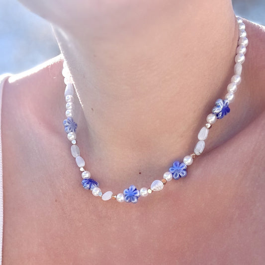 Collier BLUE BLOSSOM